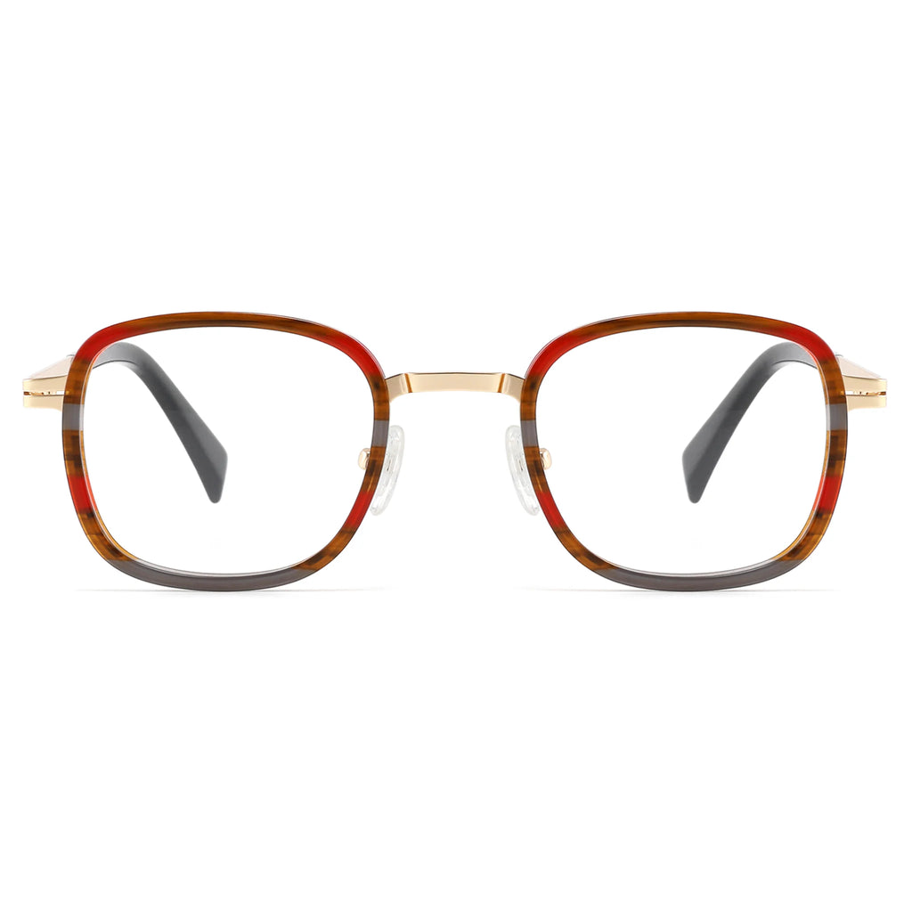 Square Acetate & Metal Optical Frames JT-GL8838 - Joyiris Eyewear