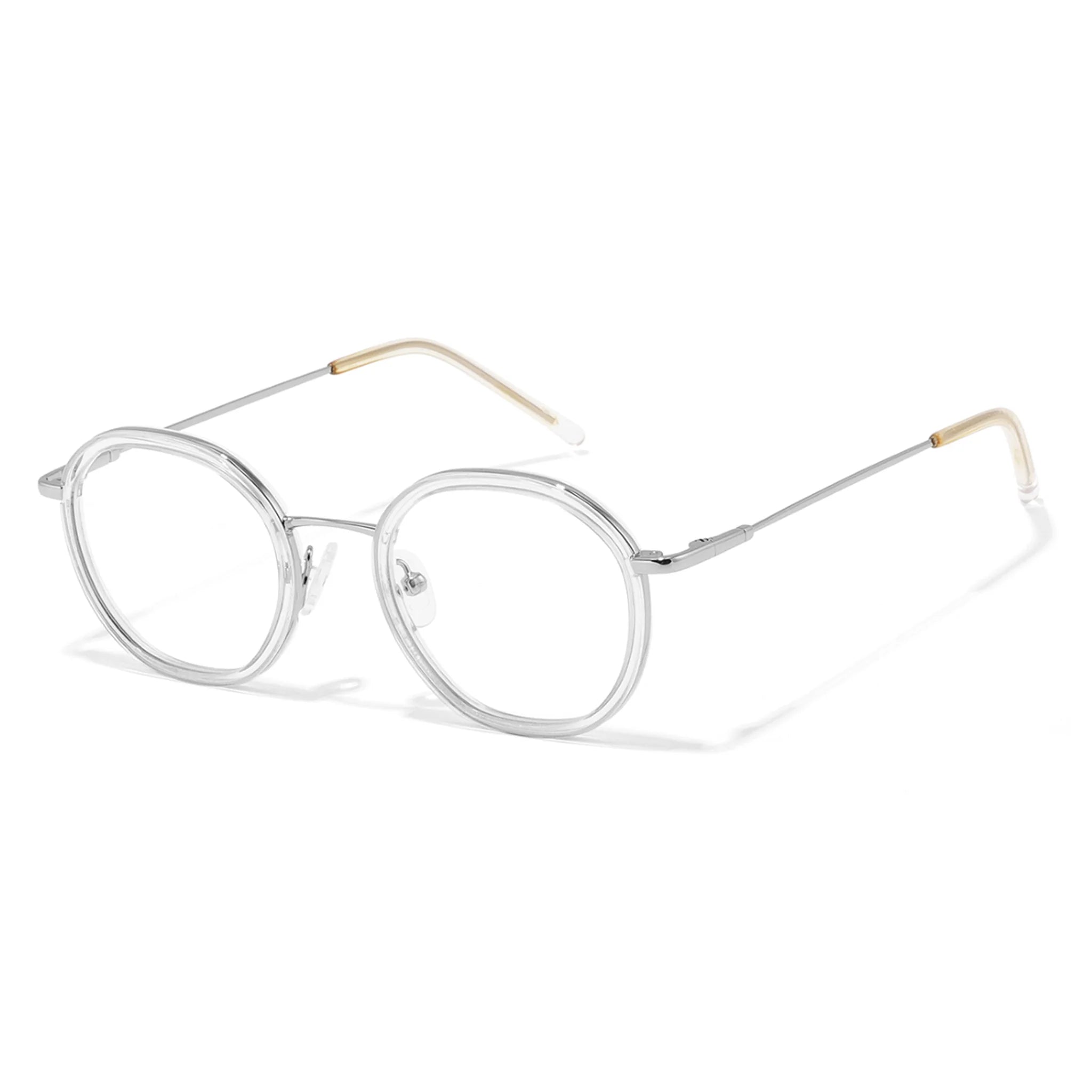 Round Acetate & Metal Optical Frames JT-GL8988 - Joyiris Eyewear