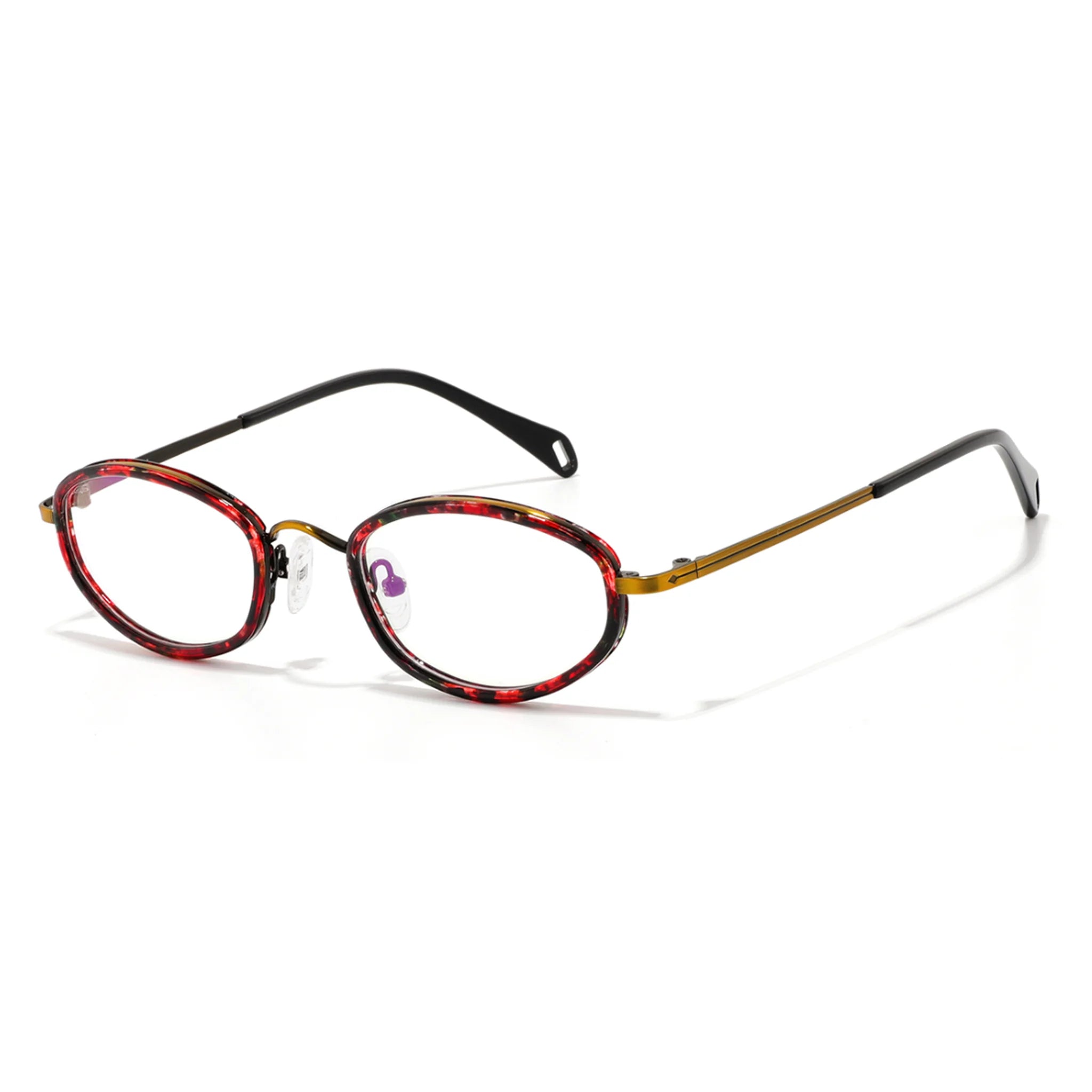 Oval Acetate & Metal Optical Frames JT-GL9049 - Joyiris Eyewear
