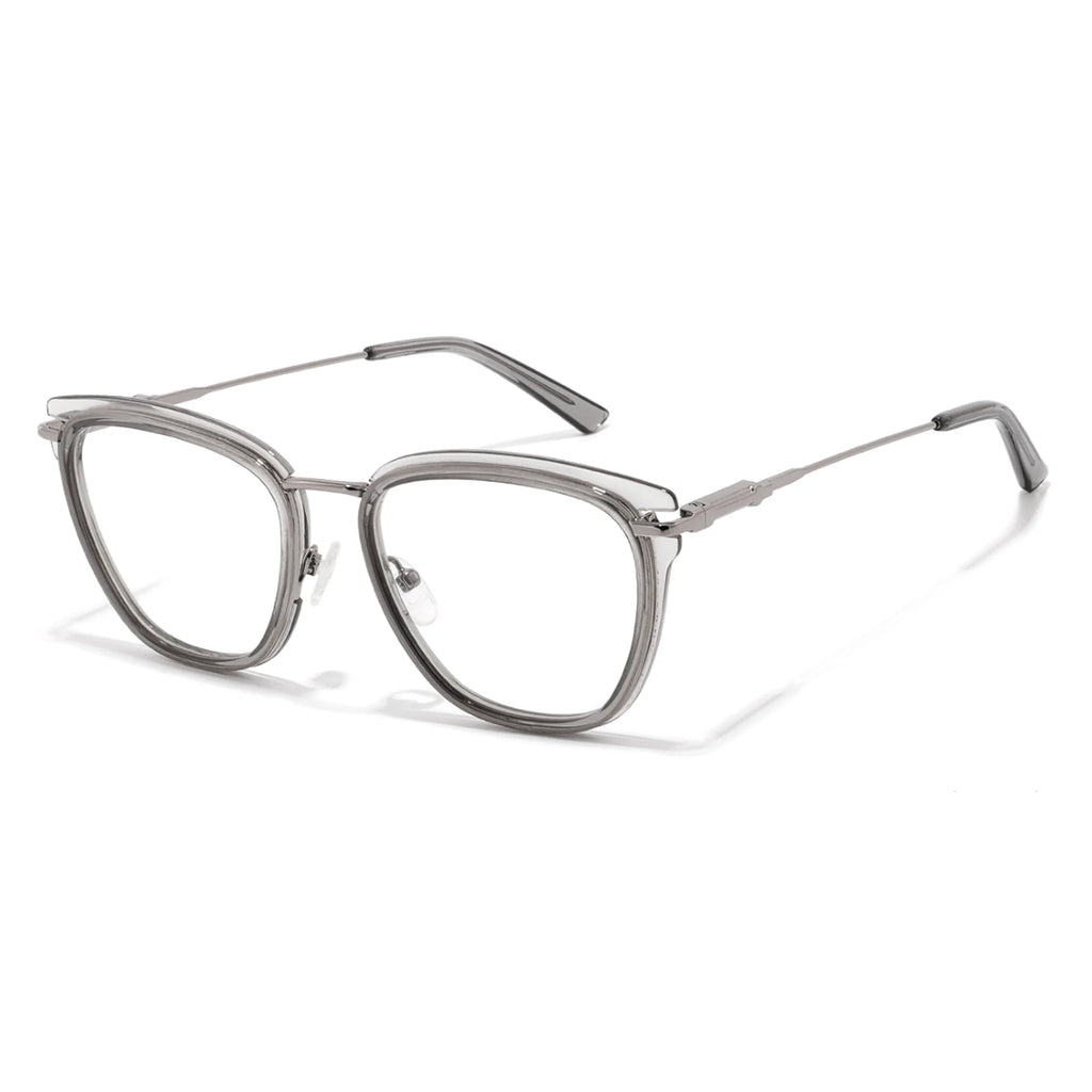 Oval Acetate & Metal Optical Frames JT-GL9237 - Joyiris Eyewear