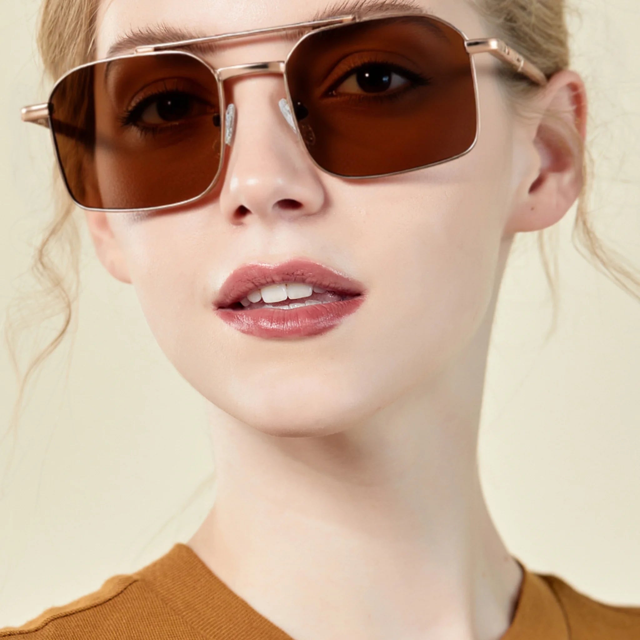 Rectangle Metal Sunglasses JT-GLT8788 - Joyiris Eyewear