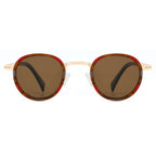 Oval Acetate & Metal Sunglasses JT-GLT8835 - Joyiris Eyewear