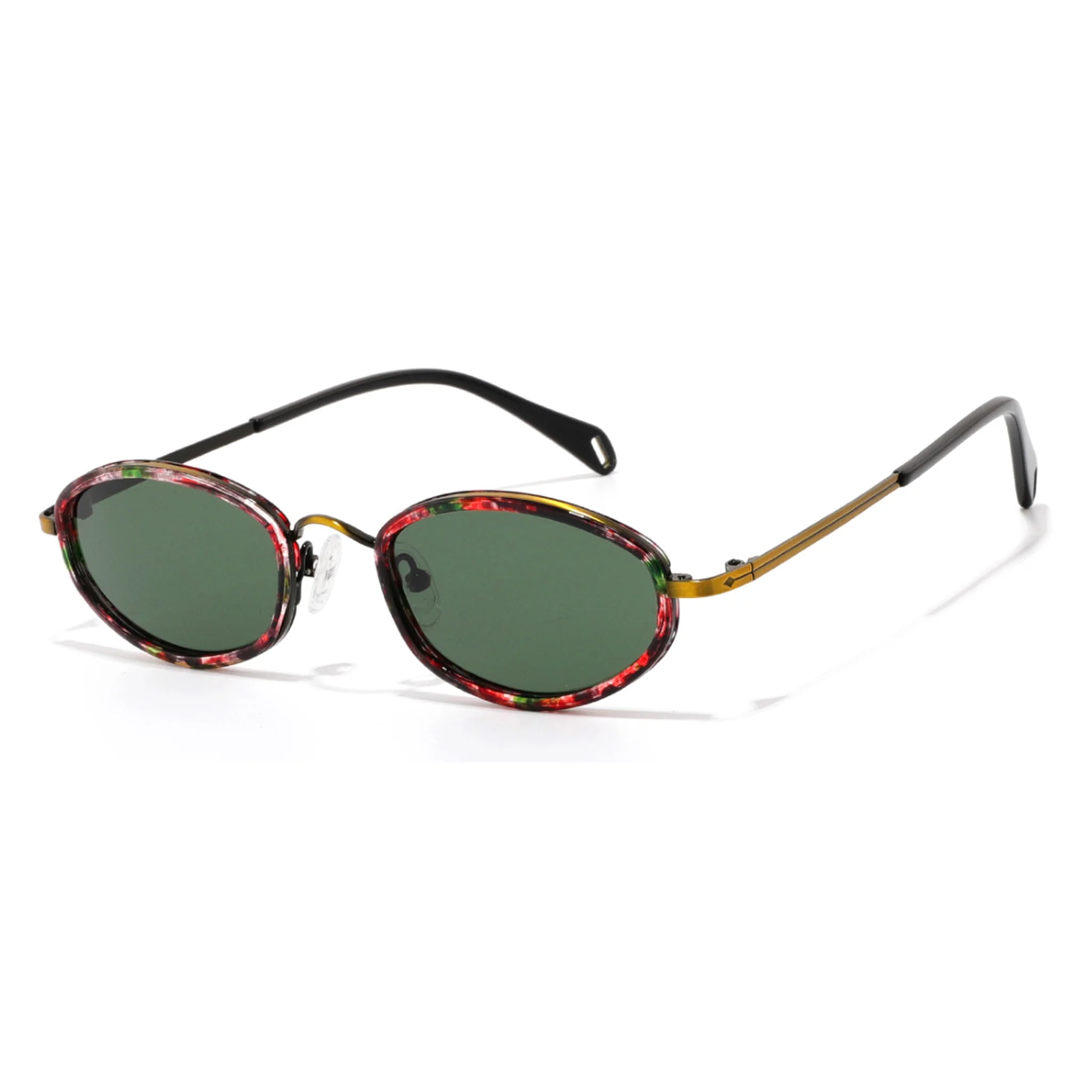 Oval Acetate & Metal Sunglasses JT-GLT9049 - Joyiris Eyewear